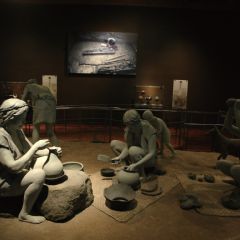展示主題之一：製陶，如我們一般的日常生活，拉近了與史前人類的距離。