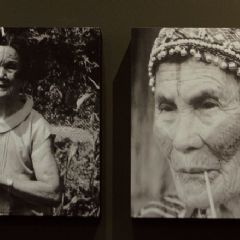 泰雅族的紋面文化。